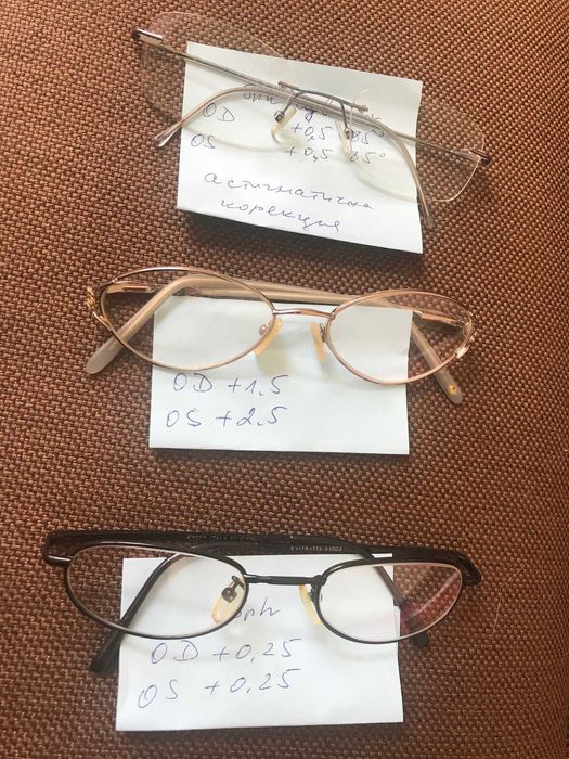 Продавам скъпи рамки с диоптри различни