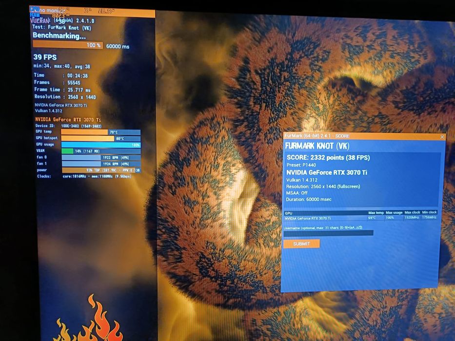Видеокарта rtx 3070ti