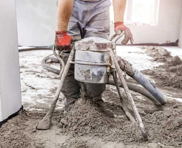 Полы дома Стяжка дома