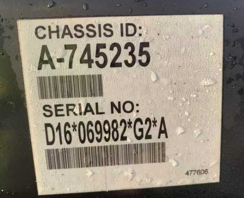 Motor Volvo D16G 750 G2 20853649 -Piese de schimb VOLVO