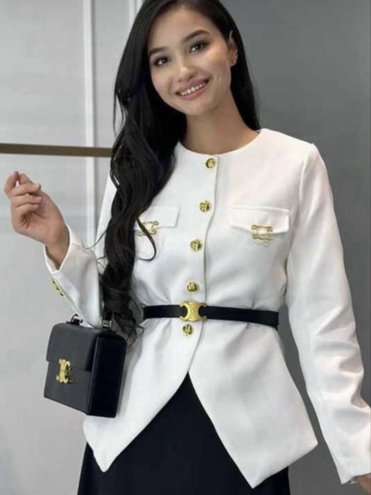 Белый Жакет, Размер S