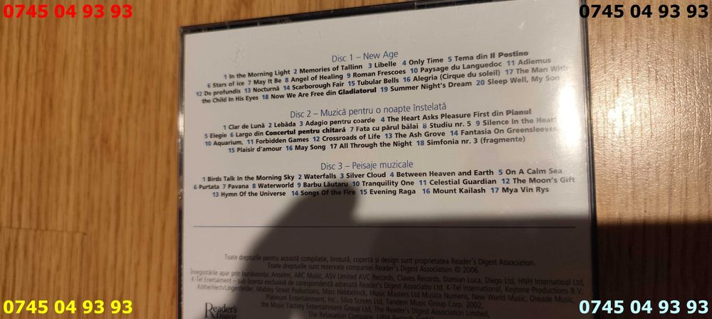 muzica cantece Ambiental 3CD originale