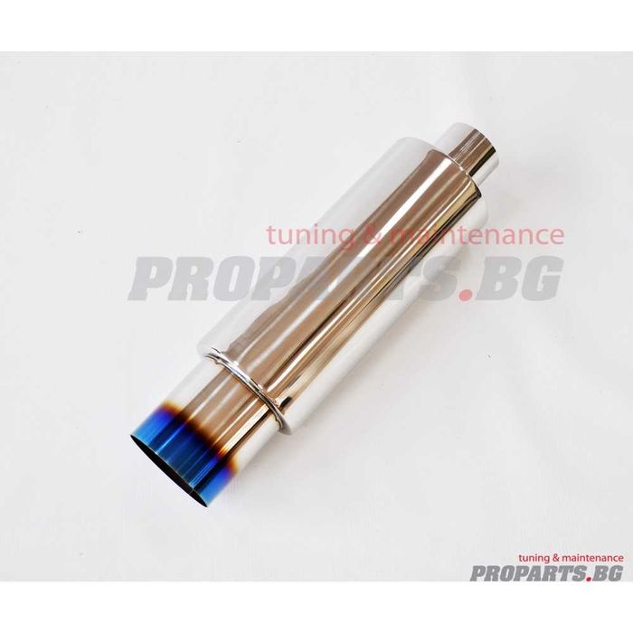 Универсален спортен ауспух гърне с обгорен накрайник