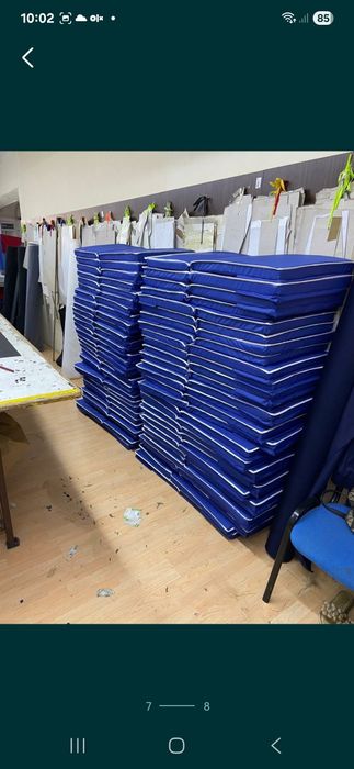 Sezlong saltea baldachin perdele