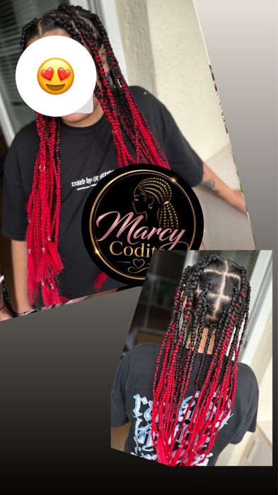 Codite Afro Braids , toate culorile , sector 2