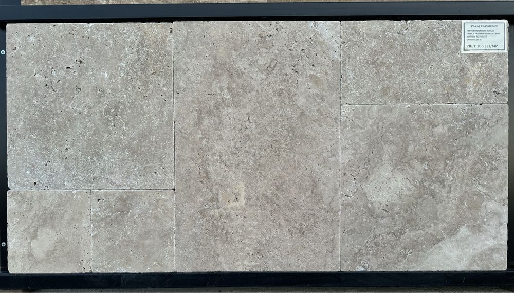 Pavaj Travertin French Pattern