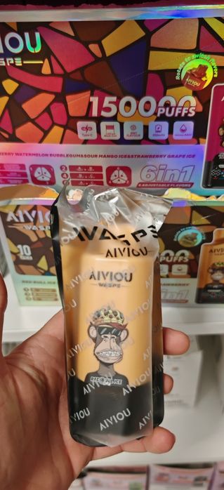 Vape  150.000 Puffs 6 Arome Reincarcabil Display Abur extrem