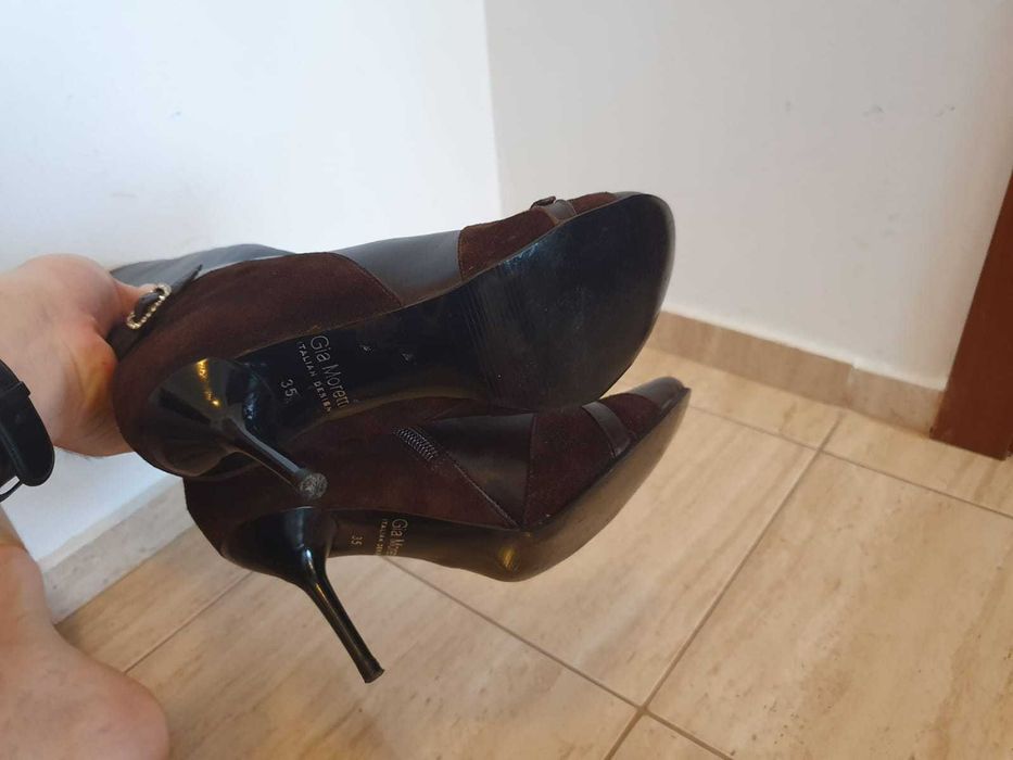 Cizme dama Italia Gia Moretti marimea 35 piele eveniment