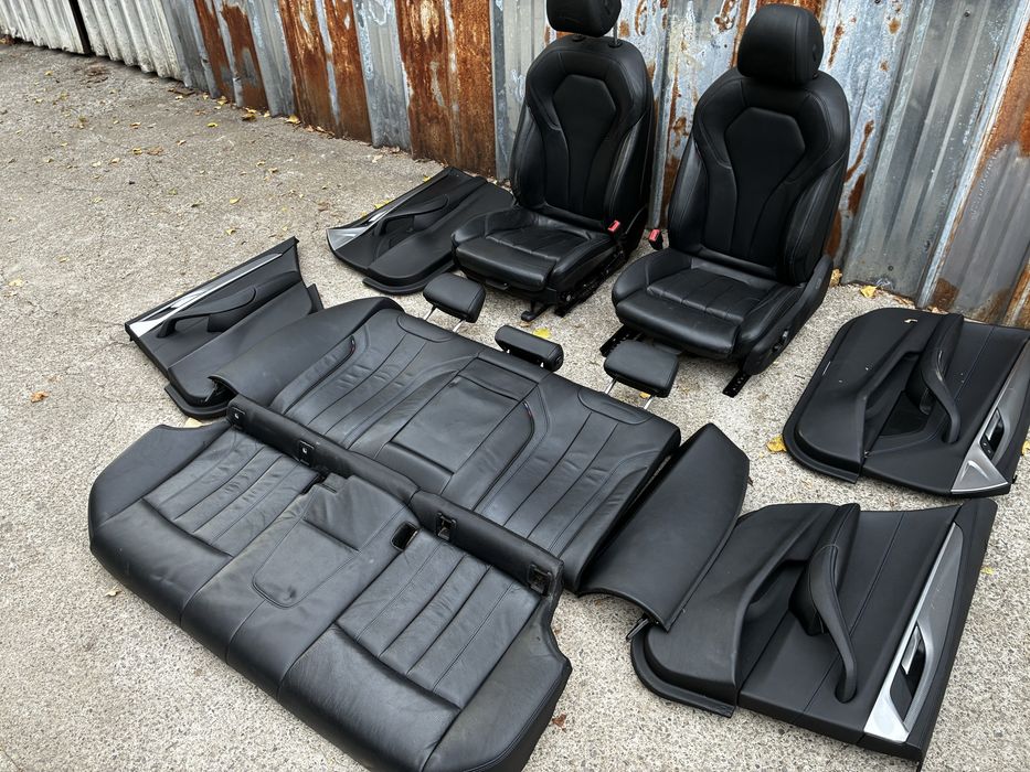 Кожен рекаро салон БМВ 5, Г30 М спорт (recaro bmw g30 m sport)