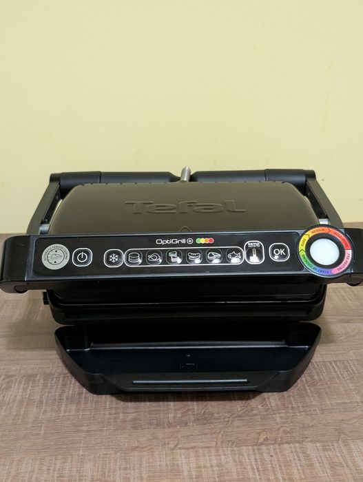 Gratar electric Tefal OptiGrill+ GC712834, 2000 W, 6 programe automate