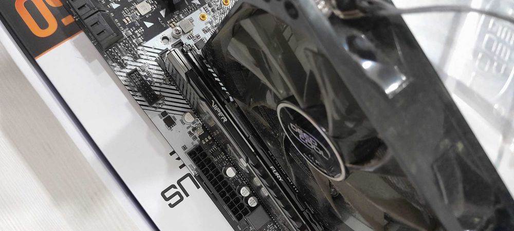 B450M-HDV+16 Gb 3200 МГц+  Rysen 5