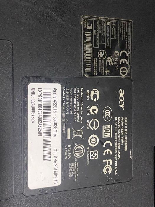 Продам Ноутбук Acer aspire timeline