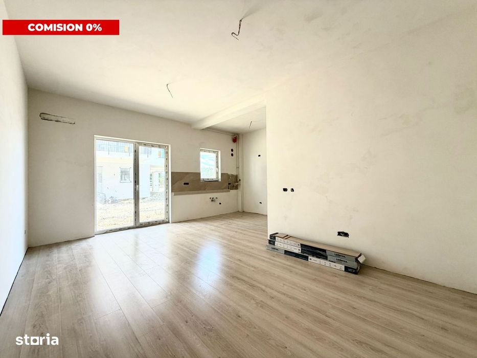 Apartament 1 camera, 40,3 mp utili cu GRADINA - COMISION 0% — fotografia 1