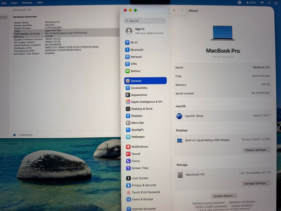 MacBook Pro 16" M4 MAX 16-CPU, 40-GPU, 128GB RAM, 2TB SSD, В ГАРАНЦИЯ — миниатюра 6