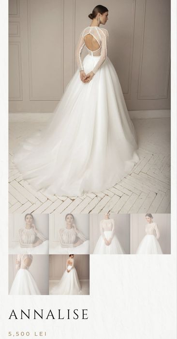 Vând rochie de mireasa achizitionata in luna august 2024