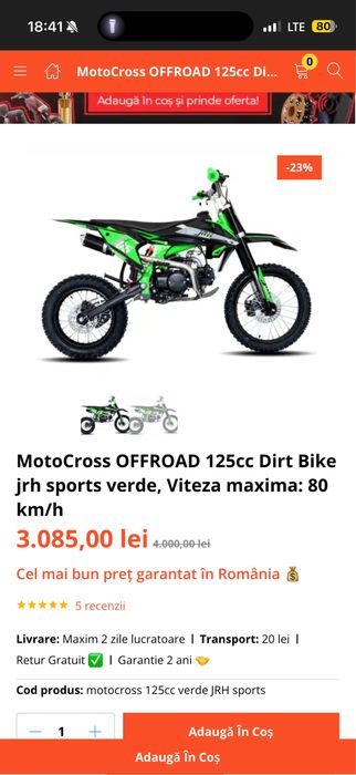 Motocross dirt bike a14