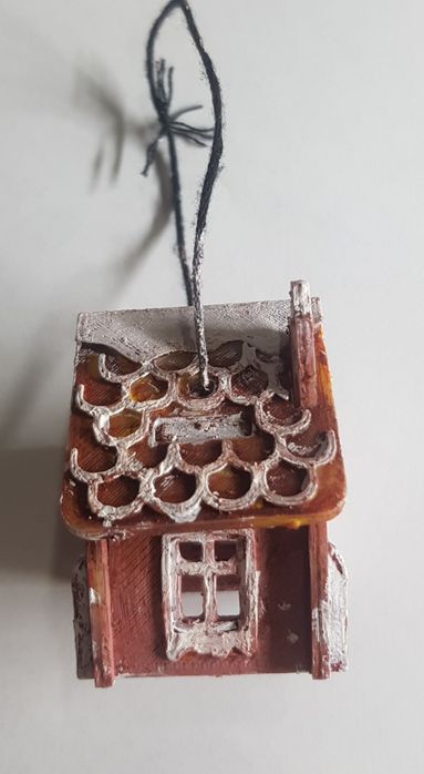 Домик на ёлку на 3D принтере