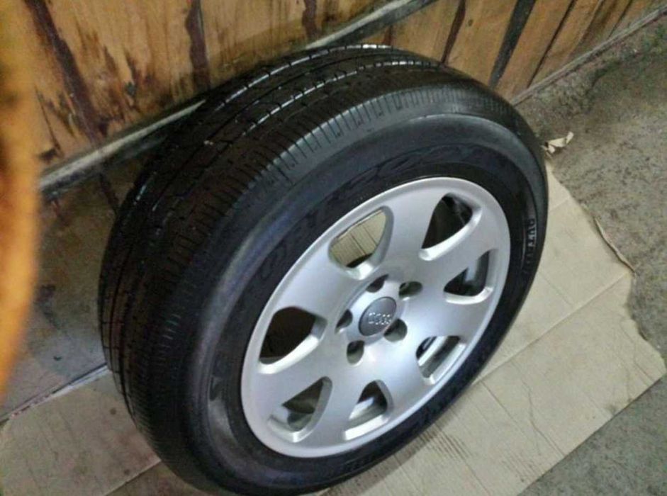 1Roata/1 Janta R15 Originala Audi A4 +cauciuc 195 65 15 Targu-Mures ...