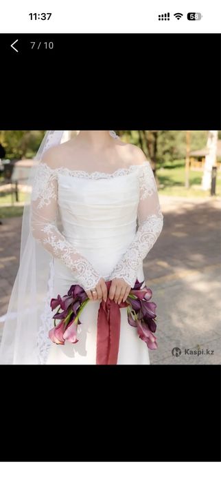 Свадебное платье фата в подарок