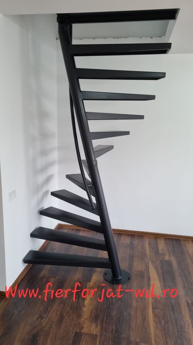 Scara pentru acces la mansarda/Scara in spirala/Scara