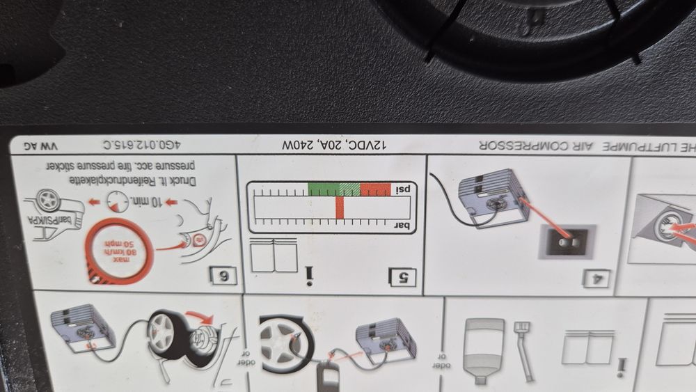 Оригинален компресор за гуми Ауди Кю5/Кю7 Audi Q5,Q7