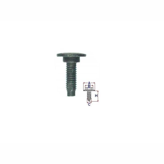 Surub fixare M6 Alfa Romeo Chrysler, Citroen, Fiat, Lancia, Peugeot diverse modele; fixare bare, 5 buc la set