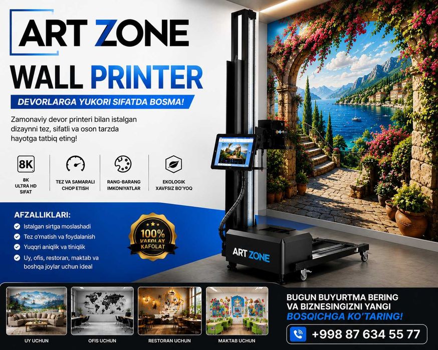 Devorlar uchun rasm chizish (wall printer)