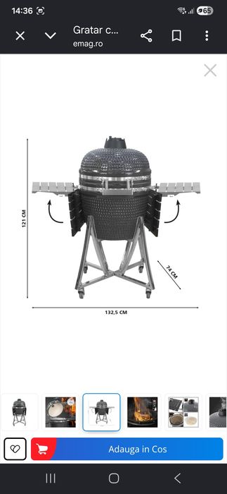 Vand gratar kamado xl nou in cutie sigilat