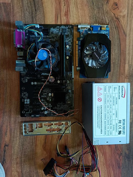 H81 Pro BTC + GT 730 2GB + CPU G3260 + 16gb ram + 256GB SSD + 450W PSU