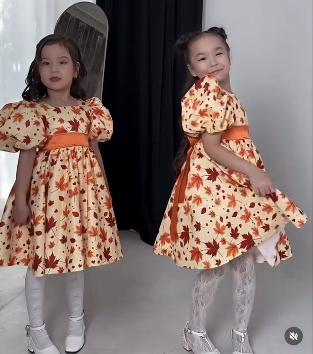 Детское платье на осенний бал