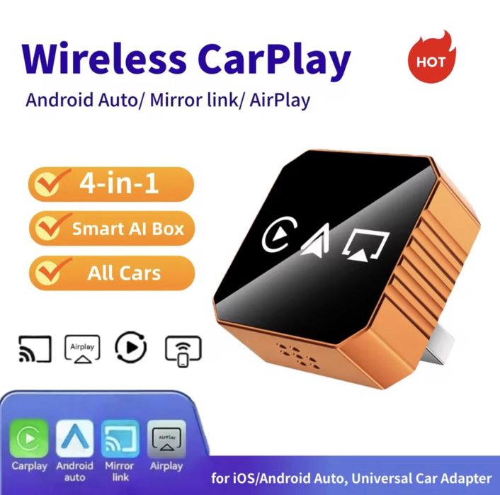 wireless carplay 4in1