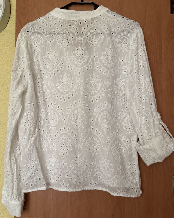 Бяла блуза 100 % памук