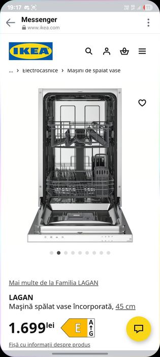 Masina de spalat vase Lagan