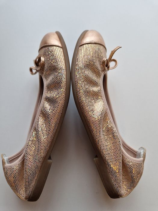 Pantofi eleganți, balerini cu elastic, fete, piele, 30. Bopy
