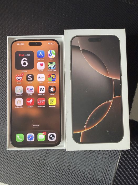 Iphone 16 pro max 256gb desert titanium