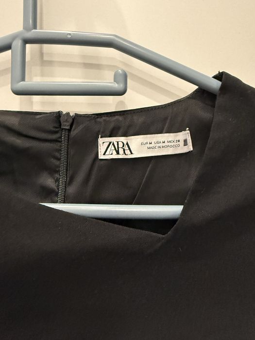 Платье черное приталеное ZARA