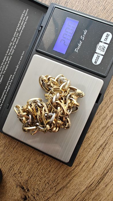 Lanț aur unisex de 14 karate