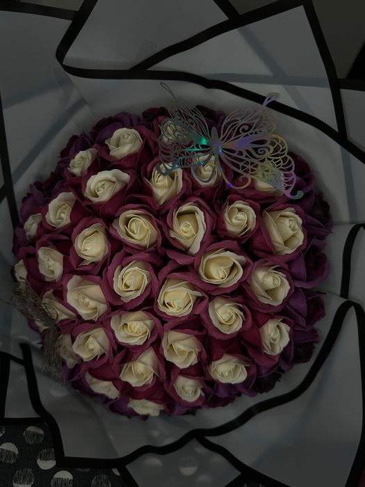 Buchet trandafiri săpun