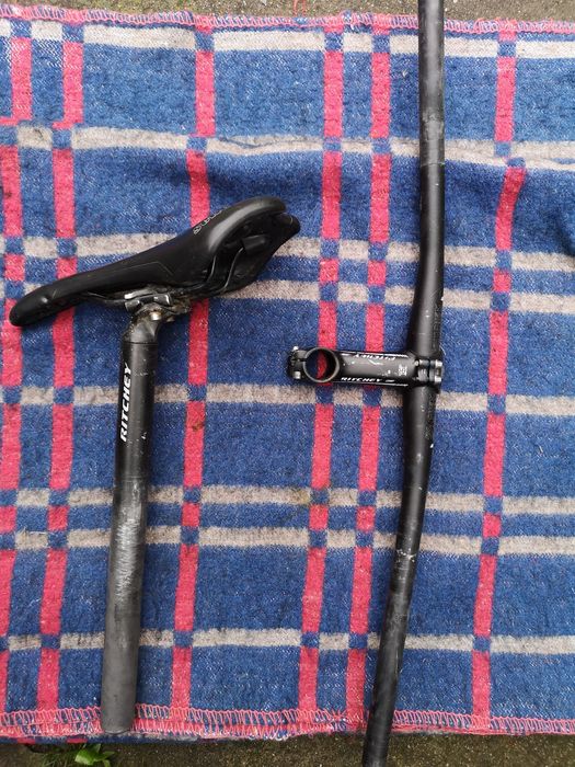 Vând ghidon Ritchey, pipă, șa, tijă