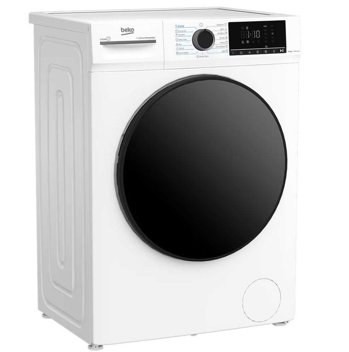 Masina de spalat rufe frontala cu uscator BEKO BMM5DFO5741W, SteamCure, 7/5 kg, 1400rpm, Clasa A/D, alb
