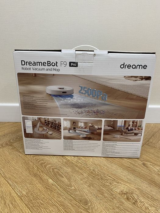 Новый робот пылесос DREAME F9 PRO в упаковке
