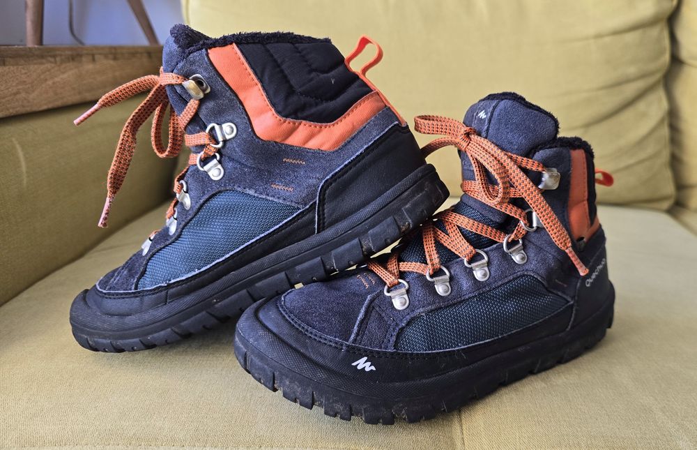 QUETCHA непромокаеми топли детски зимни обувки 34 номер