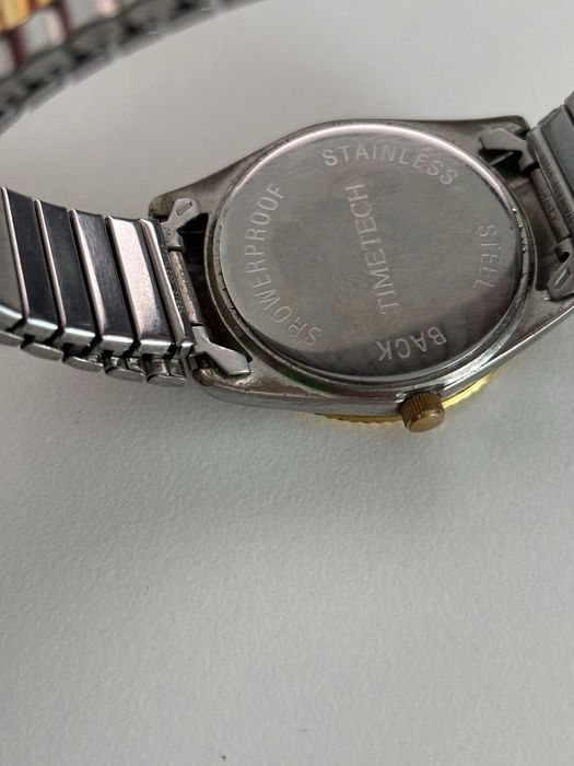 Ceas Timetech Quartz bicolor auriu argintiu — Japan Movt
