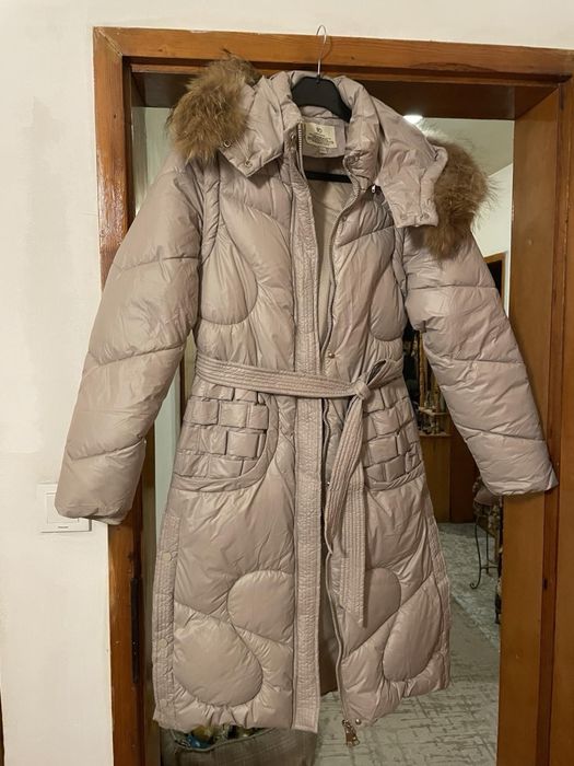 Дълго зимно яке с лисица