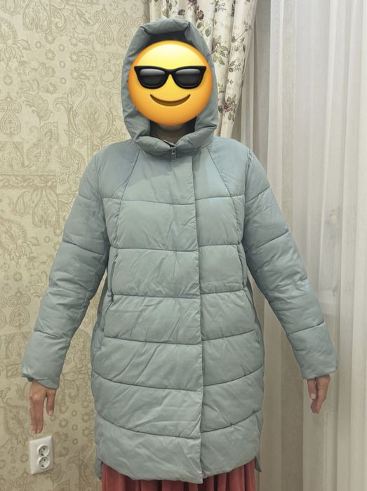 Тёплый пуховик для беременных