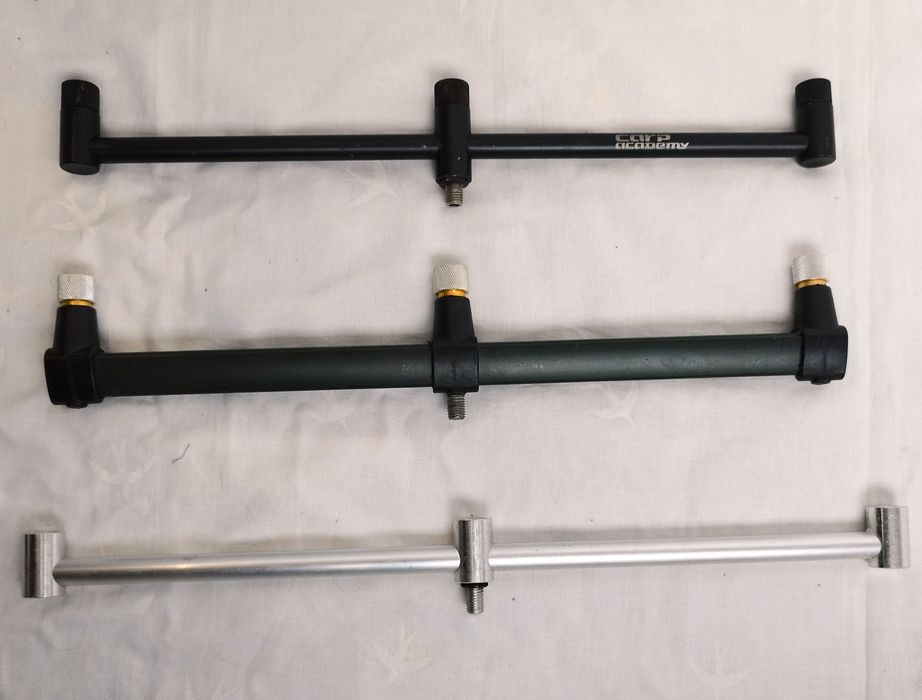 Lot 3 Buzz Bar-uri cu 3 posturi pentru pescuit la feeder, Carp Academy, Smart DLX, Energo Team.