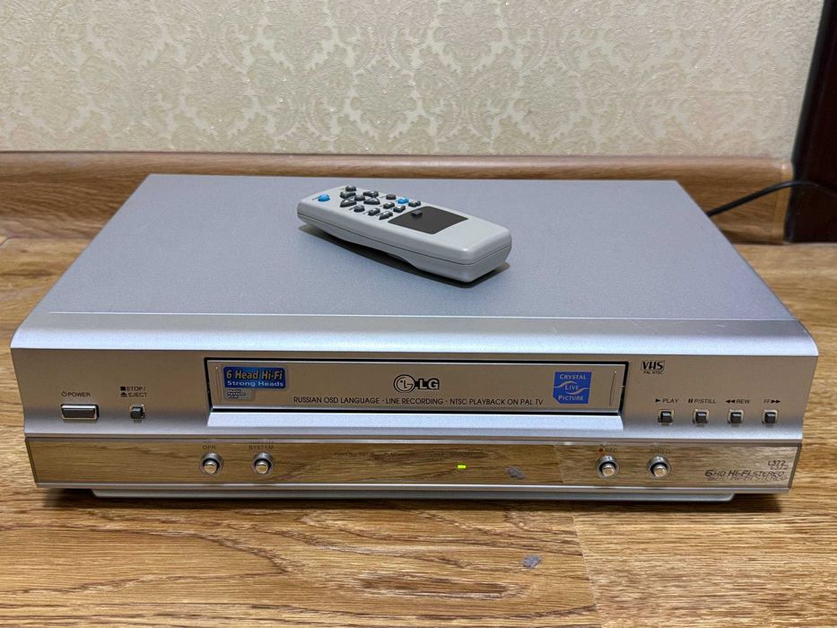 Видеомагнитофон LG 6-Head Hi-Fi Stereo. Made In Korea! [Новый]
