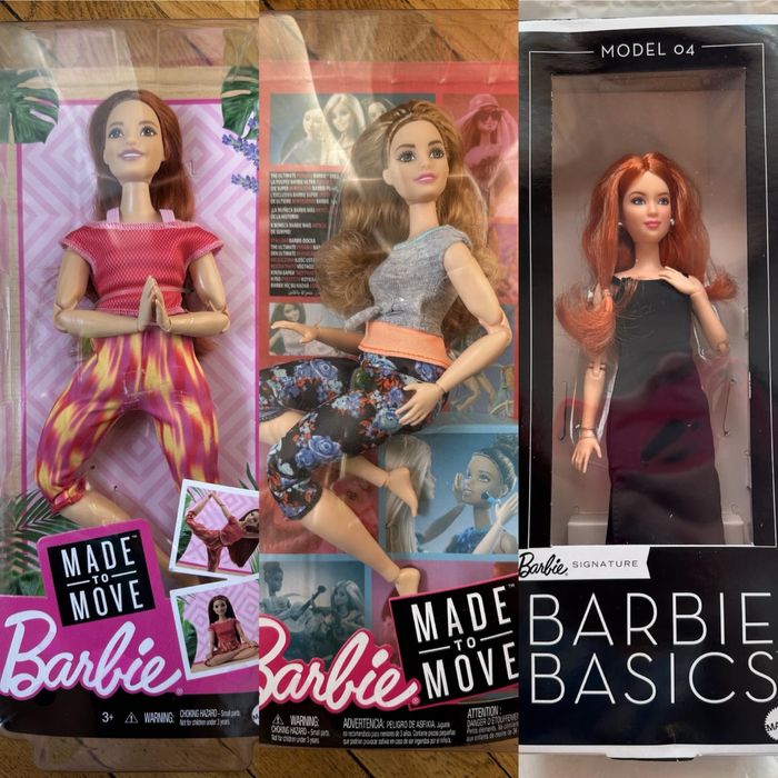 Куклы Барби йога (по 17,5 тыс) / Barbie Basics (25 тыс)