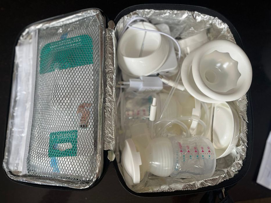 Pompa de san electrica dubla Mamajoo