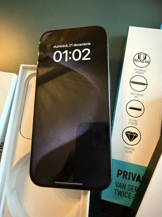 Iphone 15 pro, black titanium